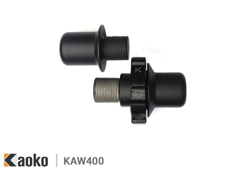 KAOKO stabilizzatore manubrio con cruise control - Kawasaki con terminali manubrio 22mm o 30mm OD BE incl. Ninja 636, ZX-6R '13