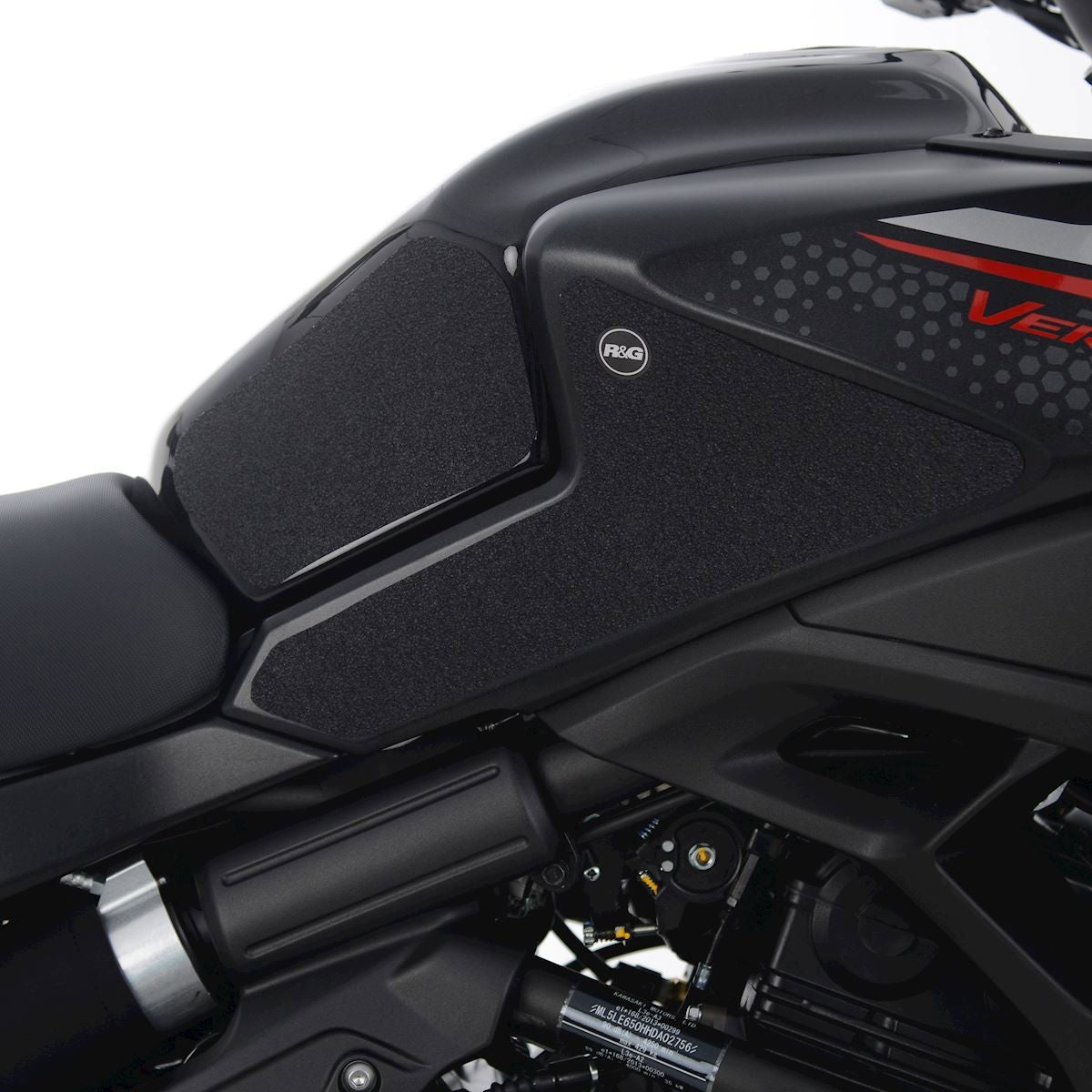 Kit 2 Pezzi Adesivi Anti Scivolo Serbatoio Kawasaki Versys 650 22 74340 Rg EZRG444CL - ENDURRAD