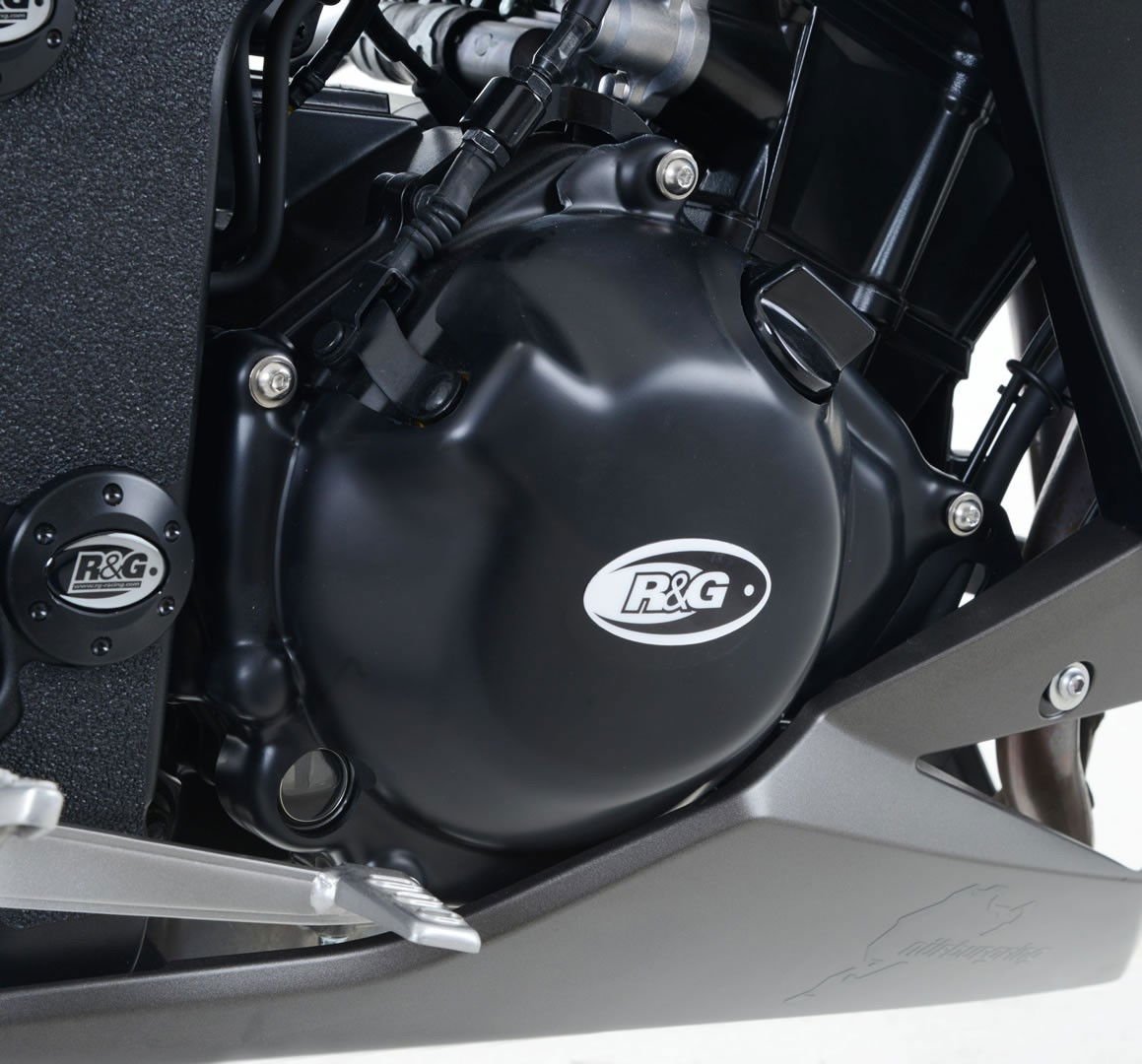Kit 2 Pezzi ECC0139BK ECC0140BK Protezioni Motore Kawa Ninja 300 250 13 17 Z250 13 18 Z300 7263 Rg KEC0048BK - ENDURRAD