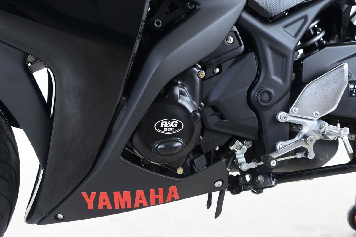 Kit 2 Pezzi ECC0184BK ECC0185BK Prot Motore Yamaha Yzf R25 R3 Mt 25 Mt 03 Vers Racing 15507 Rg KEC0078R - ENDURRAD