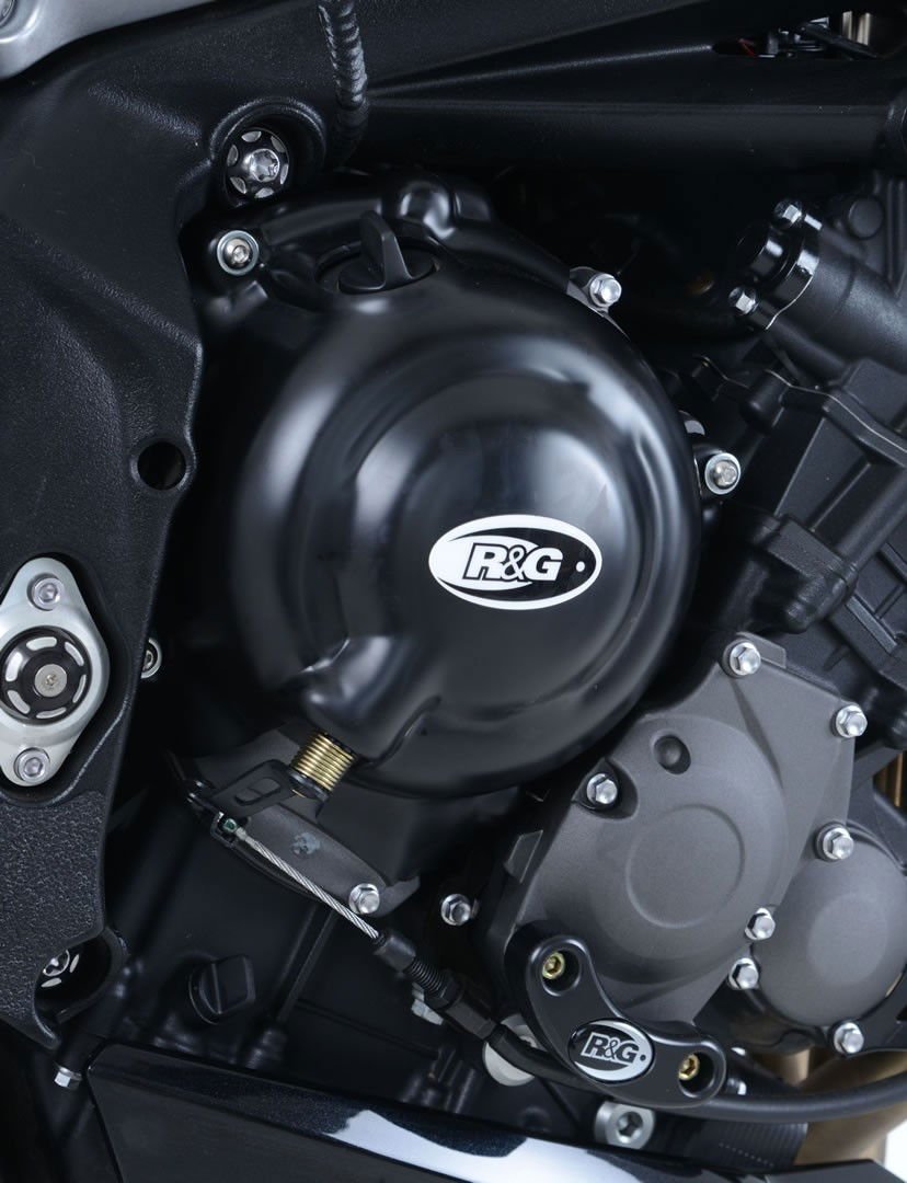 kit 2 pezzi (ECC0190BK - ECC0120BK) - prot.motore TRIUMPH STREET TRIPLE RX '15 - ENDURRAD
