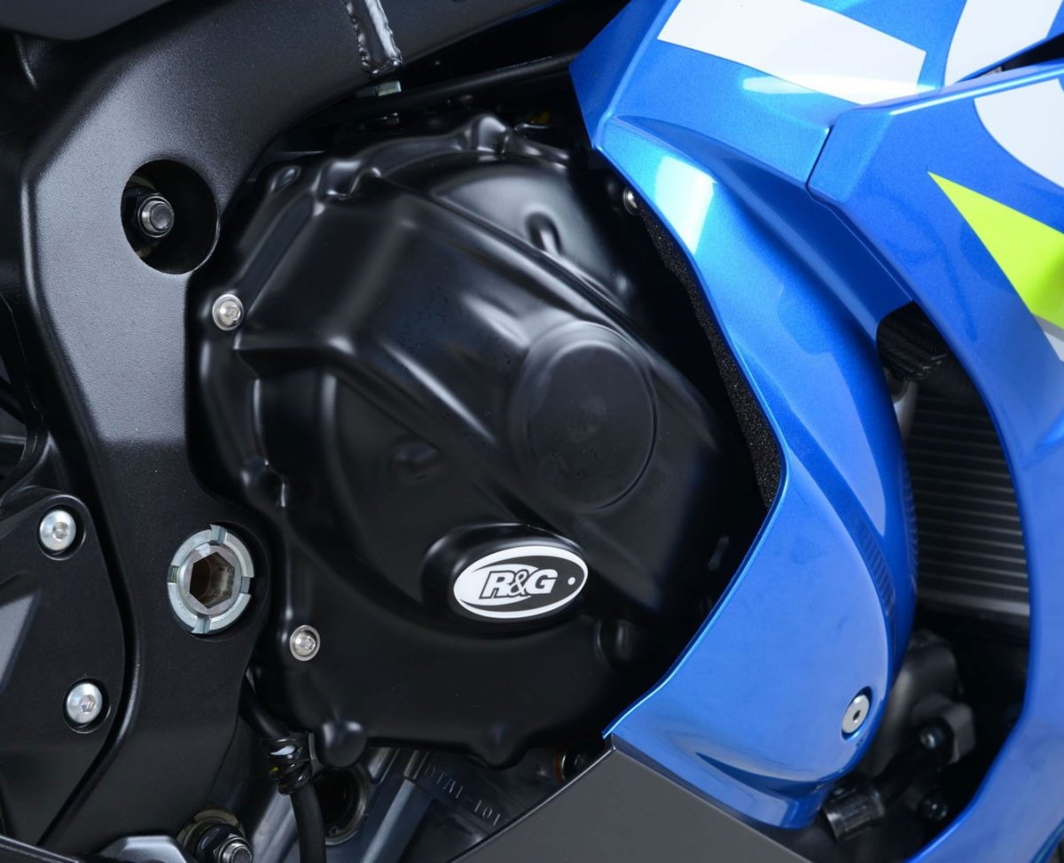 Kit 2 Pezzi ECC0229BK ECC0231BK Protezione Motore Suzuki Gsx R1000 R 17 Solo Carter E Frizione R G 18336 Rg KEC0100BK - ENDURRAD