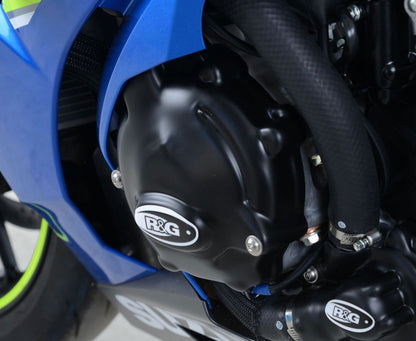 kit 2 pezzi (ECC0229BK - ECC0231BK) - protezione motore Suzuki GSX - R1000/R '17 - (solo carter e frizione) R&G - ENDURRAD