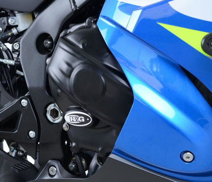 kit 2 pezzi (ECC0229BK - ECC0231BK) - protezione motore Suzuki GSX - R1000/R '17 - (solo carter e frizione) R&G - ENDURRAD