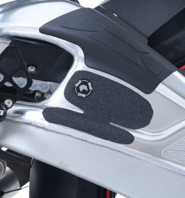 Kit 2PZ Adesivi Anti Scivolo Paratacco Bmw S1000R S1000RR 10 15 HP4 Nero Solo Forcellone 12042 Rg EZBG101BL - ENDURRAD