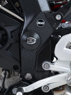 Kit 2PZ Adesivi Anti Scivolo Paratacco Bmw S1000XR 15 19 Nero Solo Telaio 12829 Rg EZBG104BL - ENDURRAD