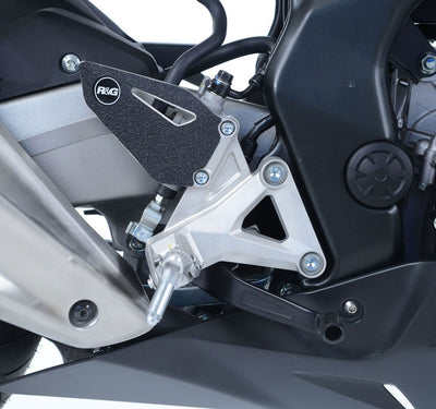 Kit 2PZ Adesivi Anti Scivolo Paratacco Honda CBR250RR 17 Nero 18303 Rg EZBG309BL - ENDURRAD