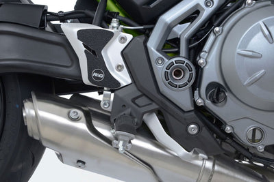 Kit 2PZ Adesivi Anti Scivolo Paratacco Kawasaki Z650 Nero R G 18045 Rg EZBG407BL - ENDURRAD