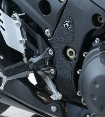 Kit 2PZ Adesivi Anti Scivolo Paratacco Kawasaki ZZR1400 Zx 14 12 Nero Solo Telaio 12049 Rg EZBG402BL - ENDURRAD