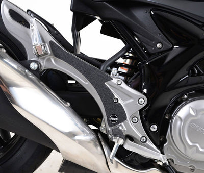 Kit 2PZ Adesivi Anti Scivolo Paratacco Suzuki Gladius 09 Telaio Nero 16765 Rg EZBG706BL - ENDURRAD