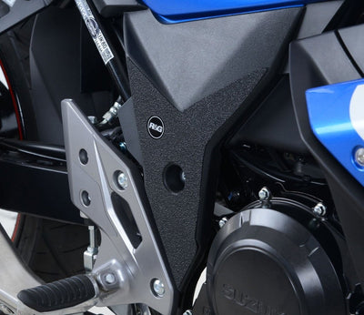 Kit 2PZ Adesivi Anti Scivolo Paratacco Suzuki GSX250R 17 Nero R G 54697 Rg EZBG710BL - ENDURRAD