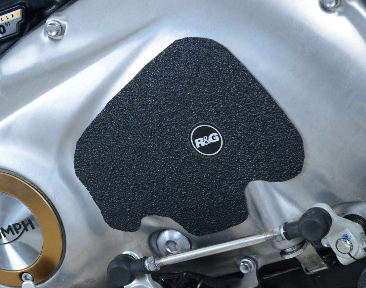 Kit 2PZ Adesivi Anti Scivolo Paratacco Triumph Bonneville Bobber 17 Street Cup 17 R G 54698 Rg EZBG806BL - ENDURRAD
