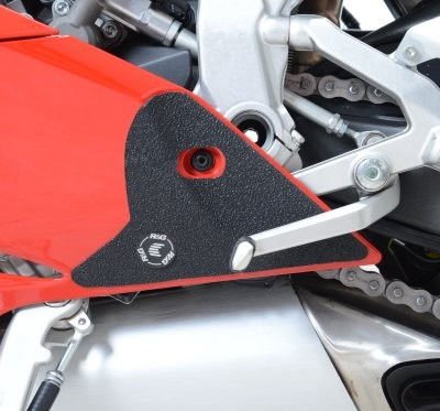 Kit 2pz.adesivi anti - scivolo paratacco DUCATI 1199 - 1299 Panigale - nero - ENDURRAD