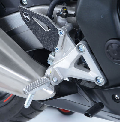 Kit 2PZ Adesivi Anti Scivolo Paratacco Honda CBR250RR 17 Nero 18303 Rg EZBG309BL - Endurrad