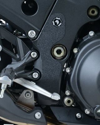 kit 2pz.adesivi anti - scivolo paratacco Kawasaki ZZR 1400 (ZX - 14) '12 - nero (solo telaio) - ENDURRAD