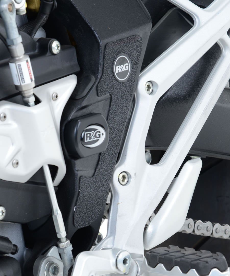 kit 2pz.adesivi anti - scivolo paratacco MV Agusta 800 Stradale - nero - ENDURRAD