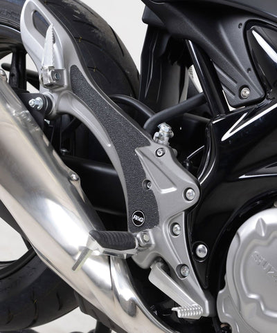 Kit 2PZ Adesivi Anti Scivolo Paratacco Suzuki Gladius 09 Telaio Nero 16765 Rg EZBG706BL - Endurrad