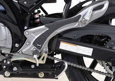 Kit 2PZ Adesivi Anti Scivolo Paratacco Suzuki Gladius 09 Telaio Nero 16765 Rg EZBG706BL - Endurrad