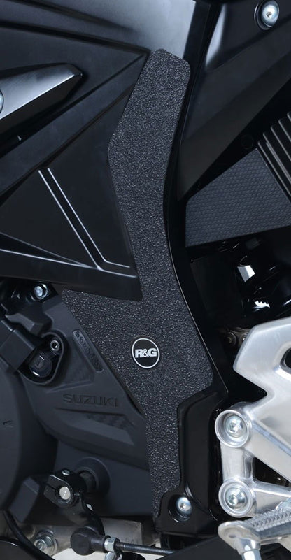 kit 2pz.adesivi anti - scivolo paratacco Suzuki GSX - R 125 / GSX - S 125 - nero EZBG711BL R&G - ENDURRAD
