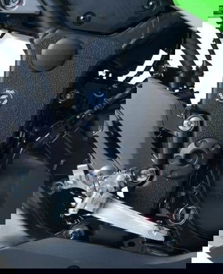 Kit 3pz.adesivi anti-scivolo paratacco Kawasaki Ninja 250 '13-'17/ Ninja 300 /Z250 '13-'18 nero (solo telaio)