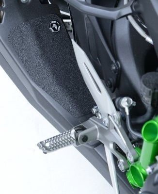 Kit 3pz.adesivi anti - scivolo paratacco Kawasaki H 2/H2R - nero - ENDURRAD