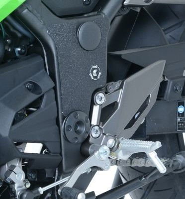 Kit 3pz.adesivi anti - scivolo paratacco Kawasaki Ninja 250 '13 - '17/ Ninja 300 /Z250 '13 - '18 nero (solo telaio) - ENDURRAD
