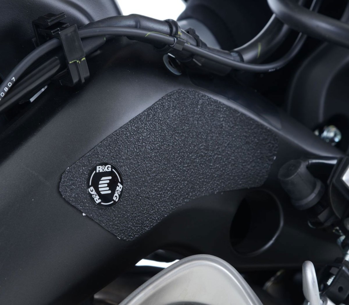 Kit 3pz.adesivi anti - scivolo paratacco YAMAHA MT - 09 - MT - 09 SP '18 - MT - 09 Tracer - XSR900 - Tracer 900 GT (forcellone) - nero - ENDURRAD