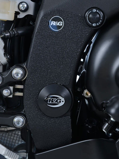 Kit 3pz.adesivi anti - scivolo paratacco YAMAHA YZF - R6 '17 - (telaio e lato sx forcellone) - nero R&G - ENDURRAD