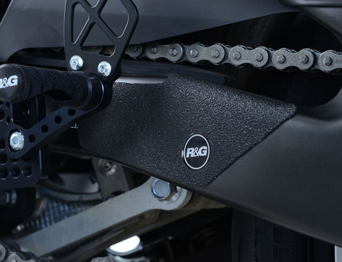 Kit 3pz.adesivi anti - scivolo paratacco YAMAHA YZF - R6 '17 - (telaio e lato sx forcellone) - nero R&G - ENDURRAD