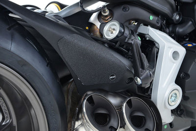Kit 4PZ Adesivi Anti Scivolo Paratacco Ducati X Diavel X Diavel S Nero 16763 Rg EZBG208BL - ENDURRAD