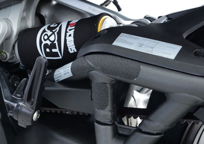 Kit 4PZ Adesivi Anti Scivolo Paratacco Ducati X Diavel X Diavel S Nero 16763 Rg EZBG208BL - ENDURRAD