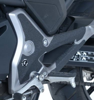 Kit 4PZ Adesivi Anti Scivolo Paratacco Honda NC700 750 S X Nero 12247 Rg EZBG305BL - ENDURRAD