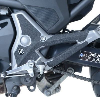 Kit 4PZ Adesivi Anti Scivolo Paratacco Honda NC700 750 S X Nero 12247 Rg EZBG305BL - ENDURRAD