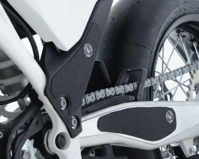 Kit 4PZ Adesivi Anti Scivolo Paratacco Husqvarna Fs 450 15 Nero Sopra Pedane Su Forcellone 12055 Rg EZBG1100BL - ENDURRAD
