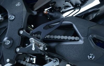 Kit 4PZ Adesivi Anti Scivolo Paratacco Yamaha Yzf R1 R1M 15 Nero 12251 Rg EZBG904BL - ENDURRAD