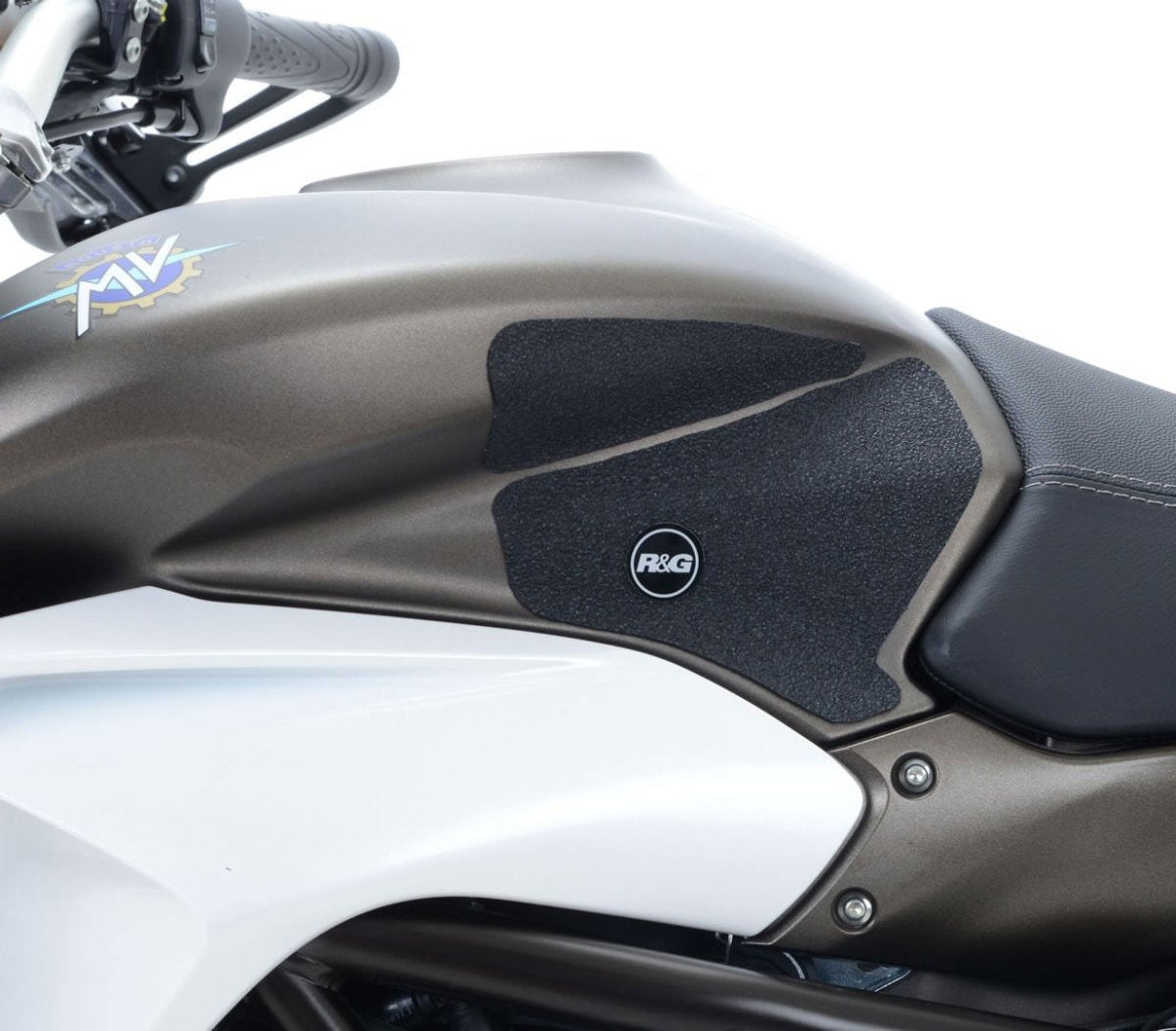 Kit 4PZ Adesivi Anti Scivolo Serbatoio Mv Agusta 800 Stradale Nero 13059 Rg EZRG605BL - ENDURRAD