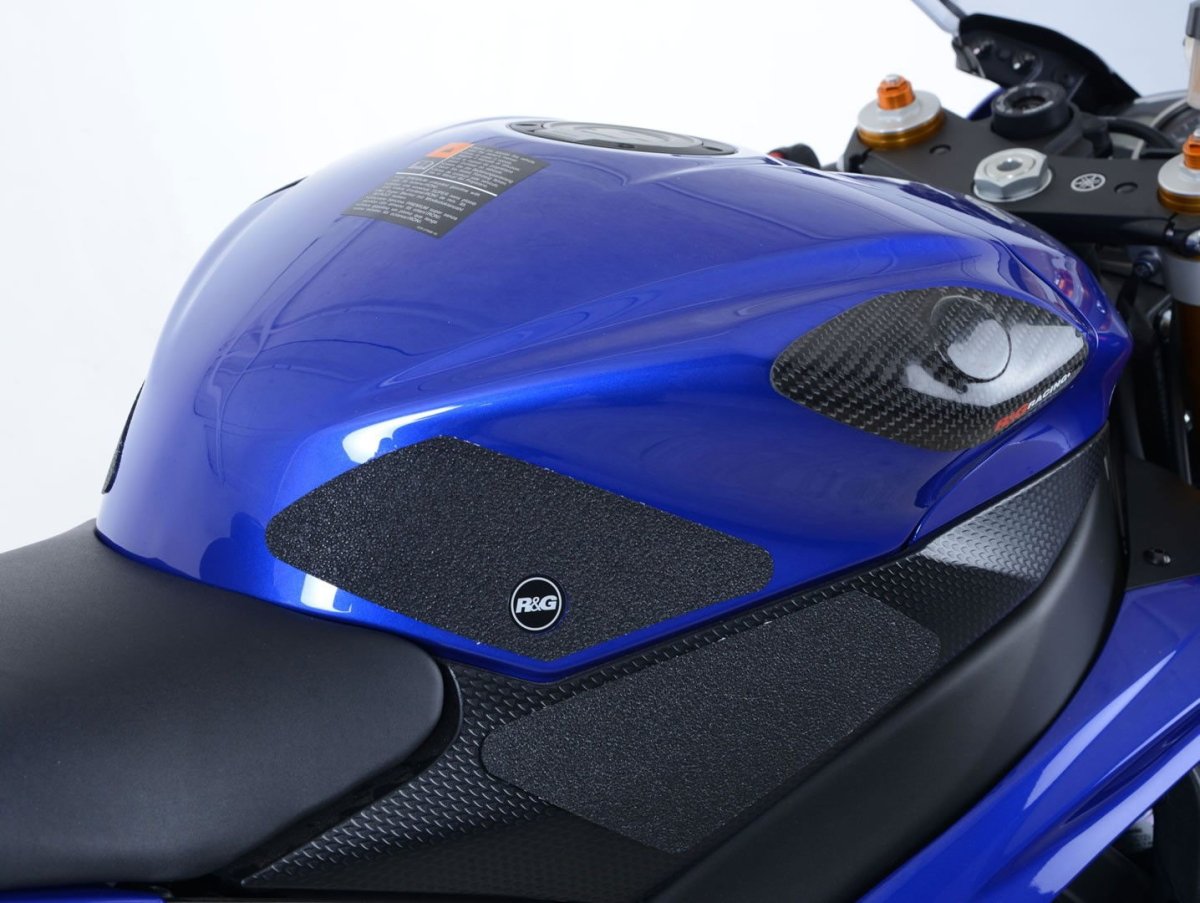 Kit 4PZ Adesivi Anti Scivolo Serbatoio Yamaha Yzf R6 12 14 Nero 11324 Rg EZRG906BL - ENDURRAD