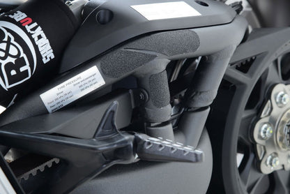 kit 4pz.adesivi anti - scivolo paratacco DUCATI X - Diavel - X - Diavel S - nero - ENDURRAD