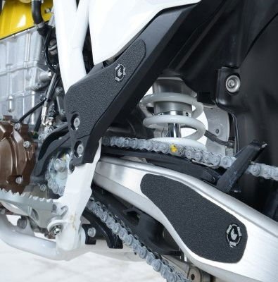 Kit 4pz.adesivi anti - scivolo paratacco Husqvarna FS 450 '15 - nero (sopra pedane su forcellone) - ENDURRAD