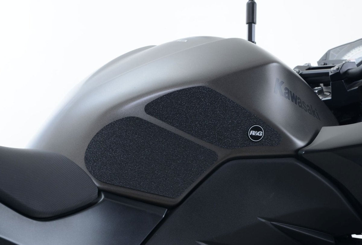 Kit 4pz.adesivi anti - scivolo serbatoio KAWASAKI NINJA 250 '13 - '17 /NINJA 300 13/14 - Z300 - Z250 '13 - '18 - chiaro - ENDURRAD