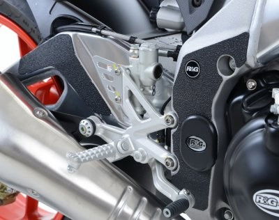 Kit 5PZ Adesivi Anti Scivolo Paratacco Aprilia V4 Tuono 11 RSV4 09 Nero Forcellone E Telaio 12828 Rg EZBG001BL - Endurrad