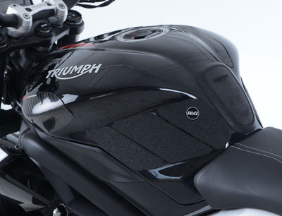 Kit 6PZ Adesivi Anti Scivolo Serbatoio Triumph 675 Daytona Street Triple 13 Street Triple Rx 15 Chiaro 11305 Rg EZRG801CL - ENDURRAD