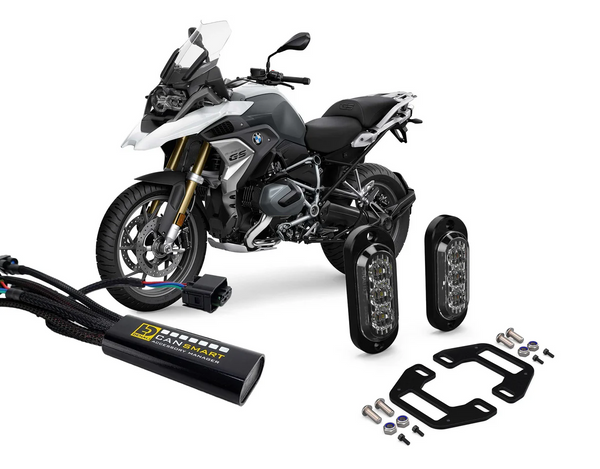 BMW R 1250 GS rear visibility kit with T3 and CANsmart