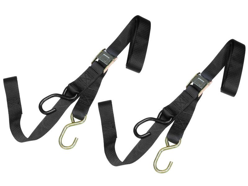 Kit cinghie ancoraggio a strappo extra nero 40mm - ENDURRAD