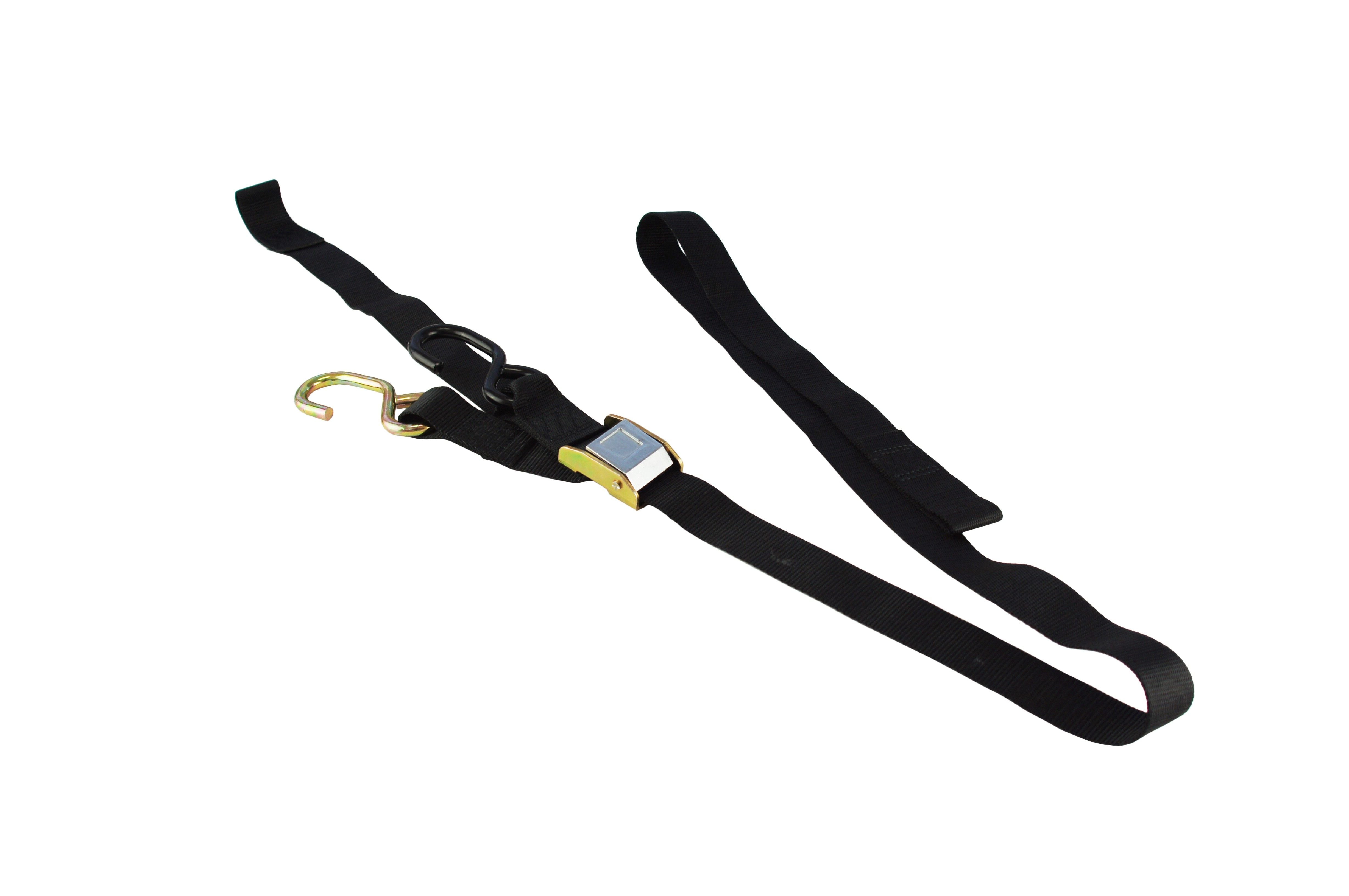 Kit cinghie ancoraggio a strappo extra nero 40mm