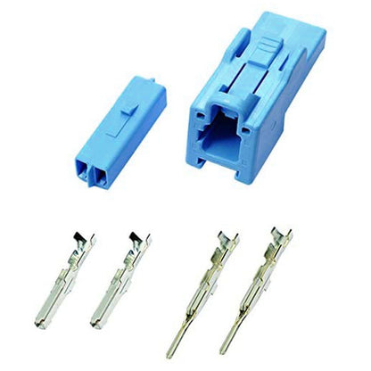 Kit connettori frecce HONDA 2 pin, azzurro