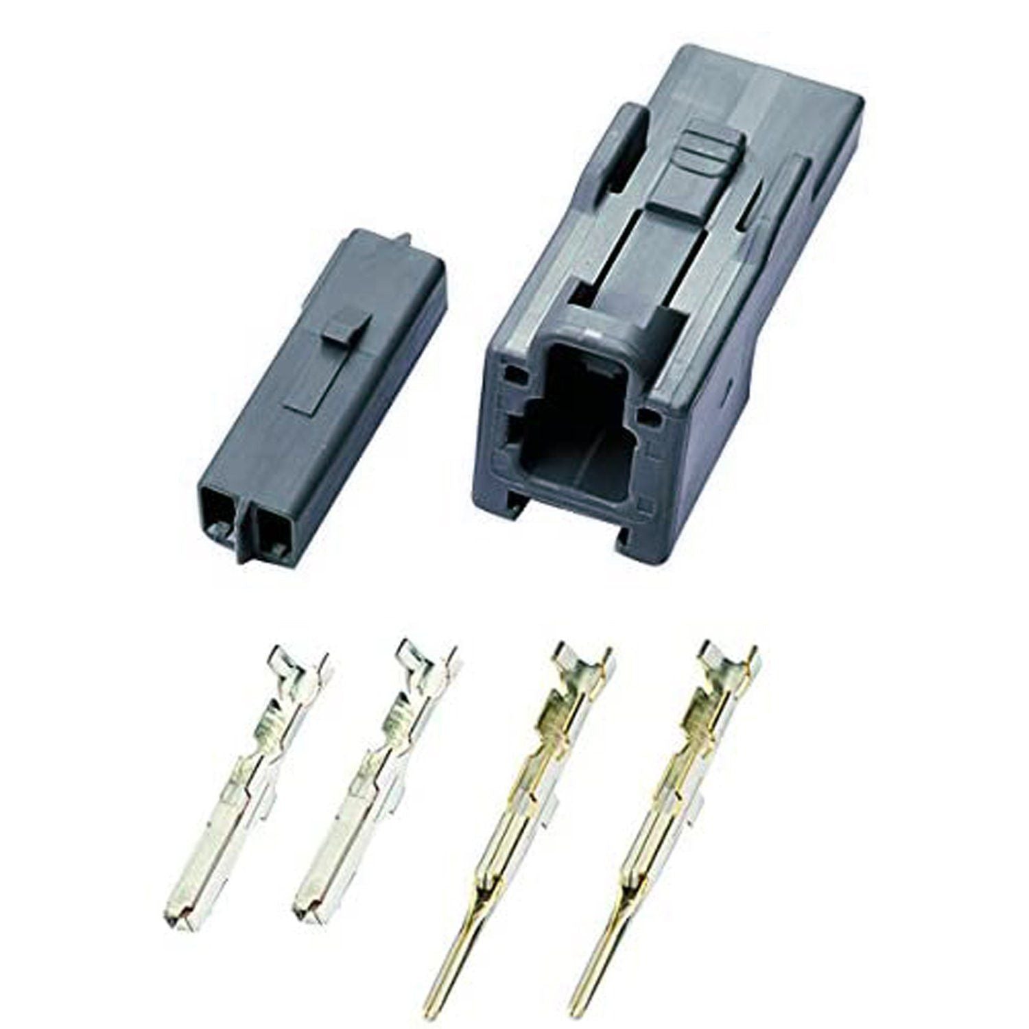 KAWASAKI 2-pin indicator connector kit, Daytona gray - Professional Quality