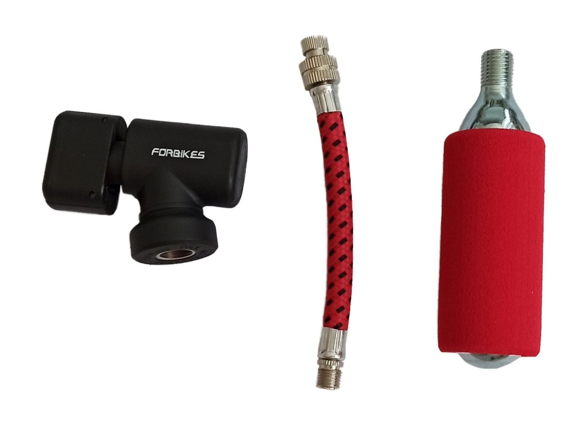 Kit gonfiaggio rapido c/regolatore - 1 cart | 08 - 0700 - r28859 - ENDURRAD