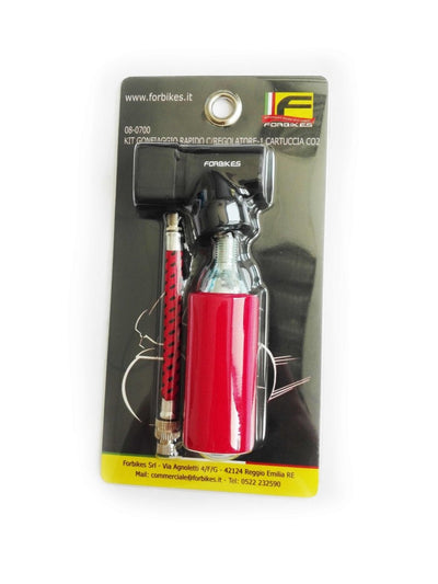 Kit gonfiaggio rapido c/regolatore - 1 cartuccia CO2 - ENDURRAD