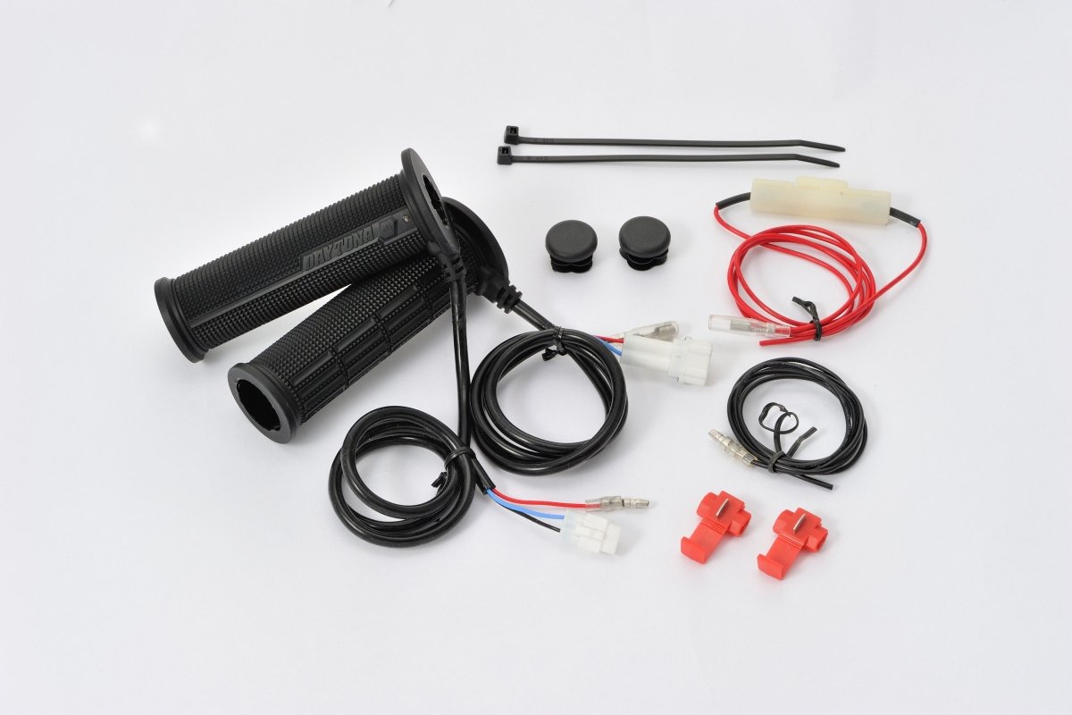 Kit manopole riscaldate moto manubri 22,2mm terminale aperto/controllo mecc. - con spie - ENDURRAD
